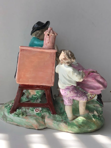 Derby Porcelain "Peepshow" Group, circa 1800