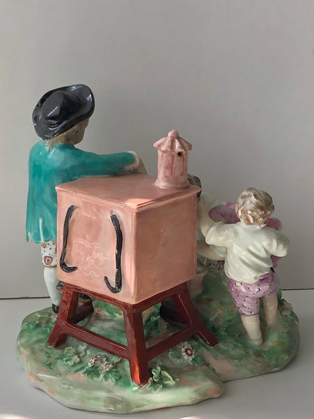 Derby Porcelain "Peepshow" Group, circa 1800