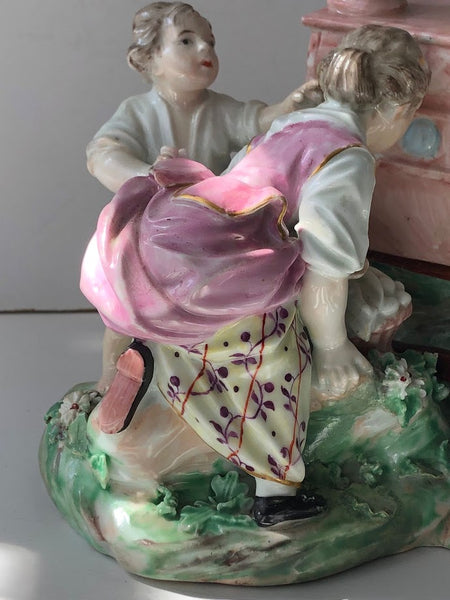 Derby Porcelain "Peepshow" Group, circa 1800
