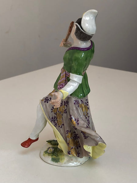 Meissen Porcelain Chinoiserie Dancer, P Reinicke, circa 1745-1750