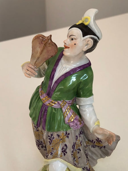 Meissen Porcelain Chinoiserie Dancer, P Reinicke, circa 1745-1750