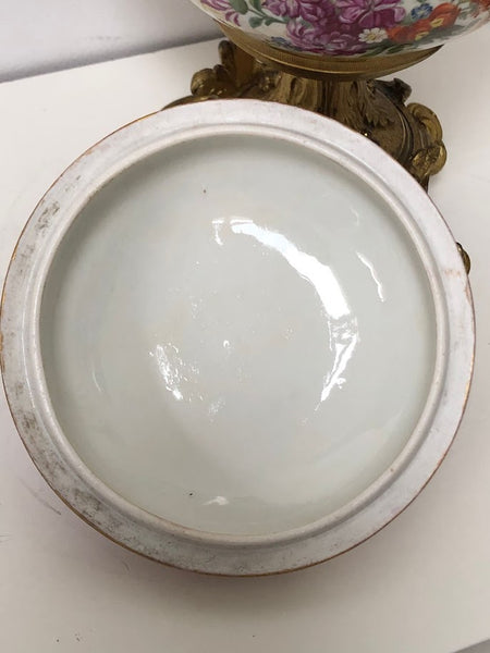 Meissen Porcelain Mounted Floral Ecuelle, 18thC