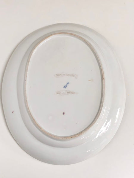 Meissen Porcelain Woodcut Floral Tureen & Tray, circa 1745