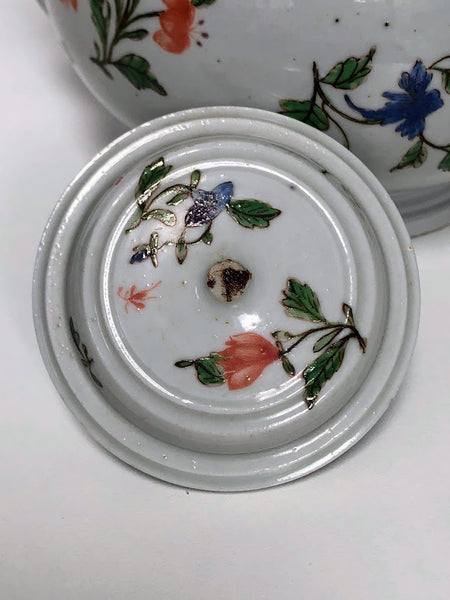 Doccia Porcelain Floral Teapot, Circa 1750