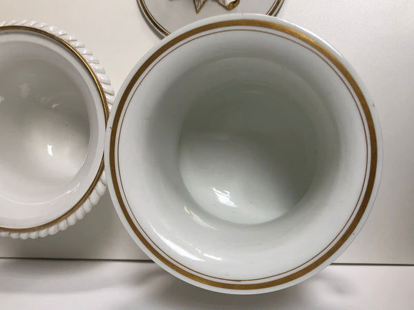 Flight, Barr & Barr Worcester ice pail, liner and cover, circa 1830