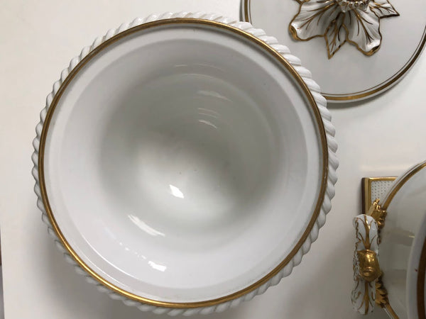 Flight, Barr & Barr Worcester ice pail, liner and cover, circa 1830