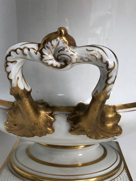 Flight, Barr & Barr Worcester ice pail, liner and cover, circa 1830