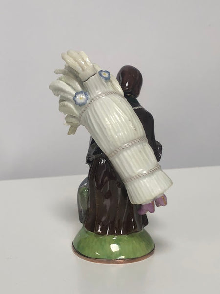 Meissen Porcelain Double Scent Bottle, "Provender to the Monastery" Circa 1740
