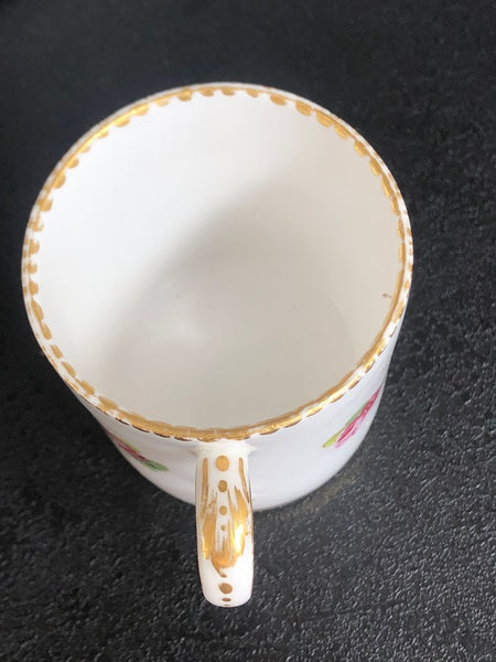 Sevres Porcelain Coffee Can with the Initial J within a painted Bead Panel 1785