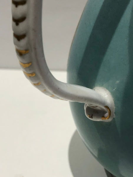 Meissen Turquoise Ground Coffee Pot, circa 1735 - 1740