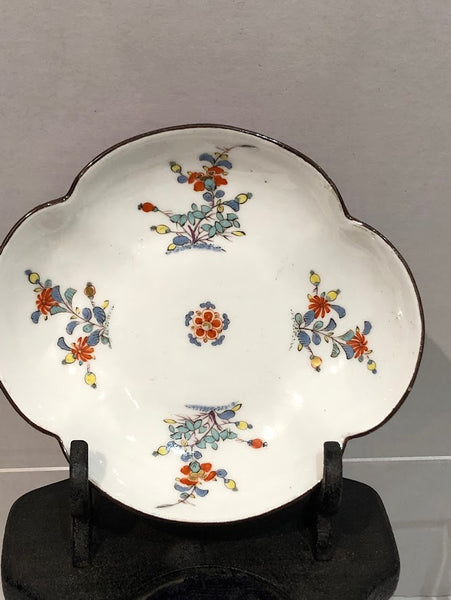 Meissen Porcelain Quatrefoil Kakiemon Tea Bowl & Saucer 1730's
