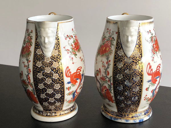 Chelsea Derby Kakiemon Jugs. C.1775.