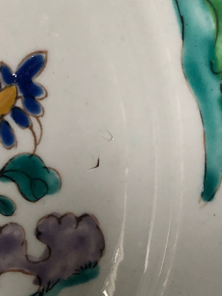 Bow Porcelain Octagonal "Famille Rose" Plate, Circa 1755-1760