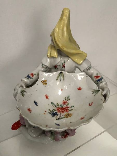 Bow Porcelain Sweetmeat Figure of a Levantine Lady, circa 1754