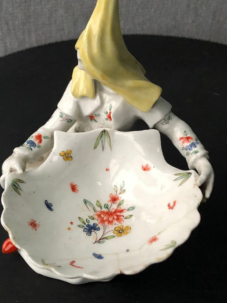 Bow Porcelain Sweetmeat Figure of a Levantine Lady, circa 1754