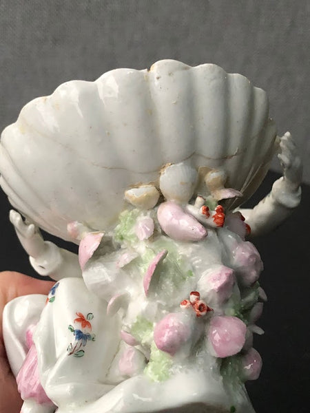 Bow Porcelain Sweetmeat Figure of a Levantine Lady, circa 1754