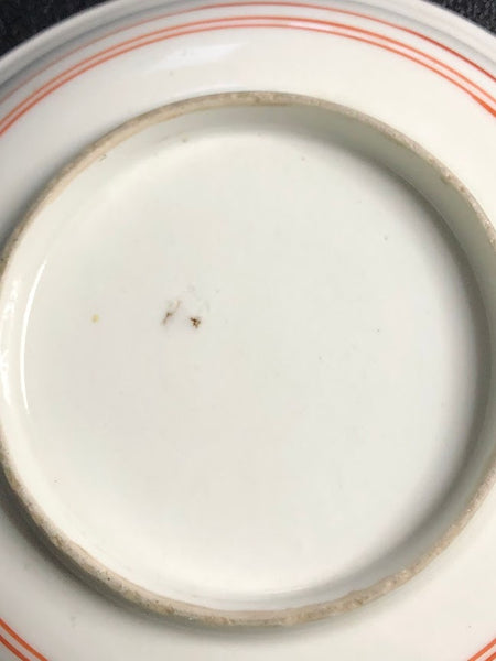 Meissen Hausmaler Saucer with Equine Scene Early 1725-30