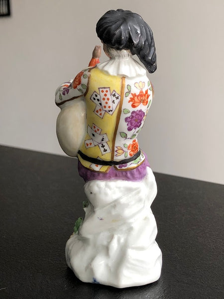 Meissen Porcelain Harlequin Piper, circa 1745.