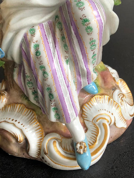 Meissen Porcelain Figural Candelabras with Huntsman & Companion circa 1870