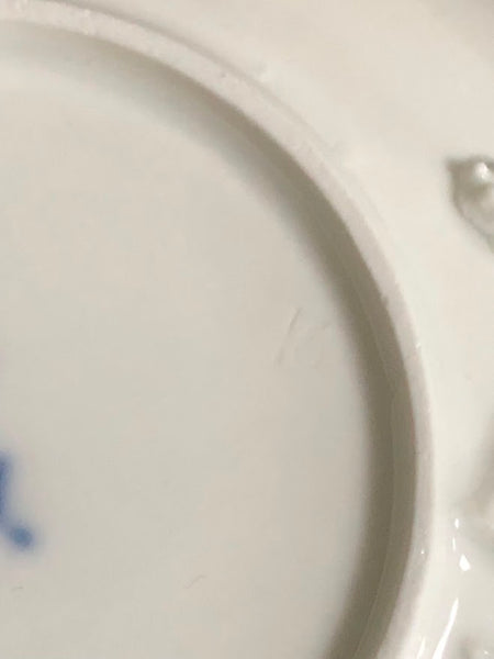 Meissen Blanc de Chine Grapevine Tea Bowl & Saucer circa 1740