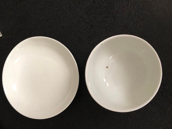 Meissen Blanc de Chine Grapevine Tea Bowl & Saucer circa 1740