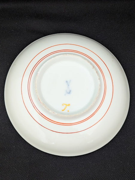 Meissen Porcelain Scenic Saucer with View of Albrectsburg Castle circa 1740, #1