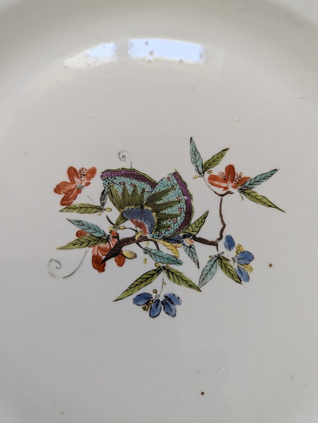 Meissen Porcelain Butterfly (Schmetterling) Charger with Drehers Marks 18th C