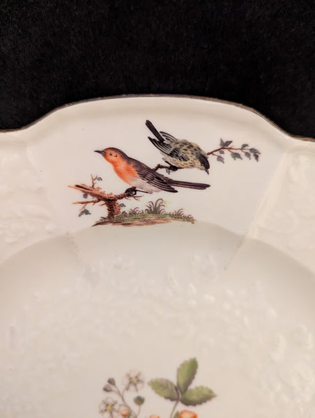 Meissen Porcelain Gotzkowsky Dinner Plate with Leopard Circa 1745