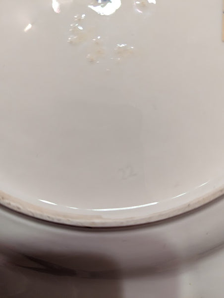 Meissen Porcelain Gotzkowsky Dinner Plate with Leopard Circa 1745
