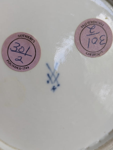 Meissen Porcelain Astmuster Pattern Plate, 1735 #2