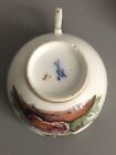 Meissen Porcelain Watteau Scene Cup & Saucer 1745