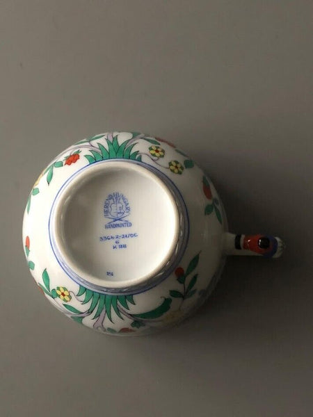 Trio de motifs d'oiseaux chinois en porcelaine Herend