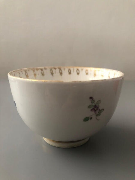 Den Haag, Hague Porcelain Tea Cup with Painted Vegetables 1780's