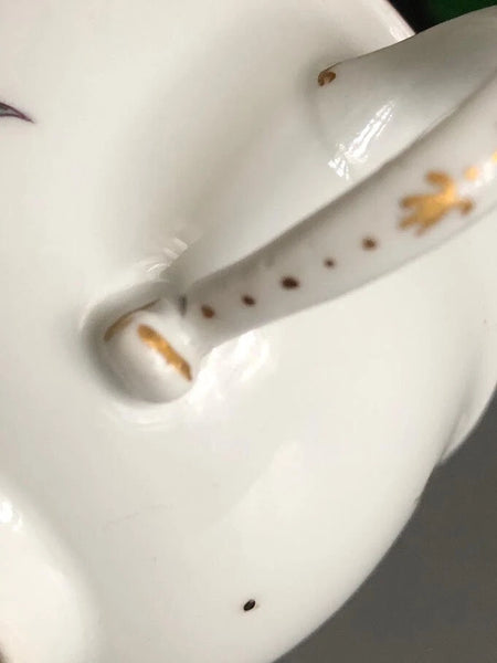 Meissen Porcelain Tea Cup & Saucer with Klinger Bugs #1 1740