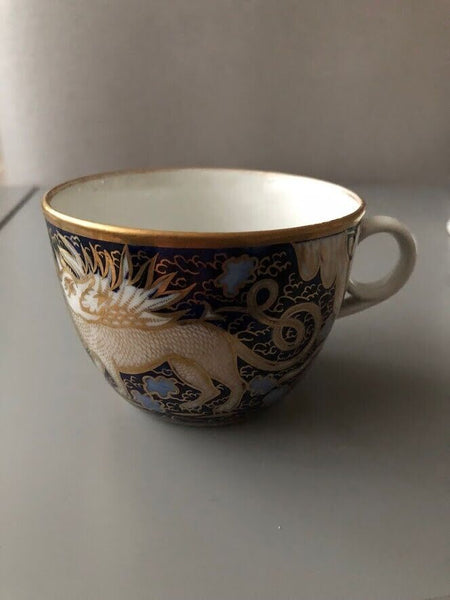 New Hall Porcelain Mythical Beast Cup & Saucer, 1781 - 1835
