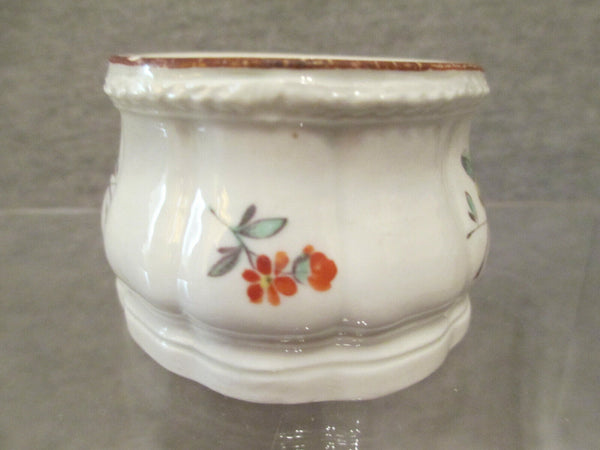 Sel ouvert floral en porcelaine de Frankenthal Carl Theodor, 1775