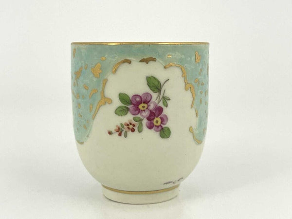 Worcester Porcelain James Giles decorated coffee cup, circa 1760s