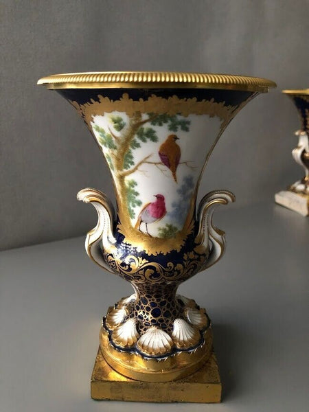 Vincennes Porcelain Ormolu Mounted Vases (Christies Provenance) 18th C