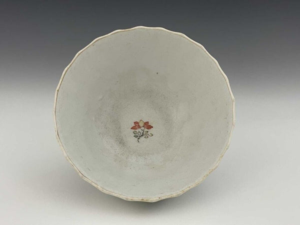 Worcester Porcelain Sir Joshua Reynolds pattern polychrome slop bowl 1770
