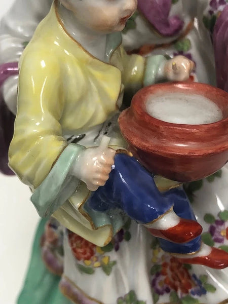 Meissen Porcelain Chinoiserie Family Figurine