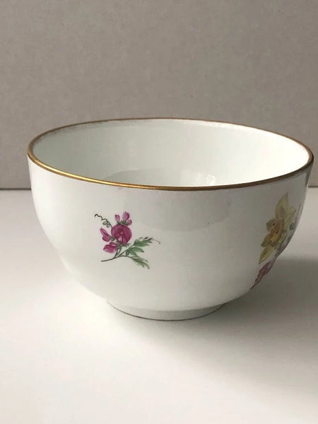 Meissen Porcelain Marcolini Period Floral Slop Bowl 1774-1814