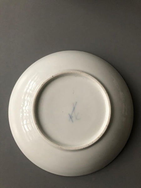 Meissen Porcelain Lidded Cup & Saucer, Marcolini Period, 1774 -1814 #2