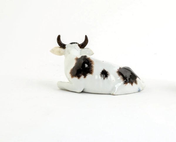 Meissen Porcelain Figurine of a Recumbent Fresian Cow, 1750 #2