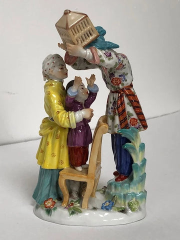 MEISSEN PORCELAIN CHINOISERIE FAMILY GROUP