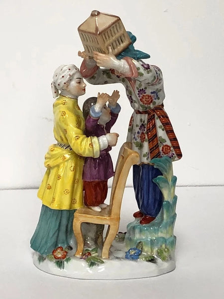 MEISSEN PORCELAIN CHINOISERIE FAMILY GROUP