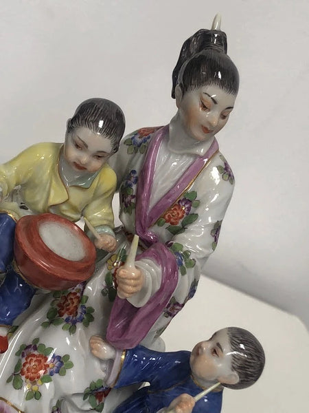 Meissen Porcelain Chinoiserie Family Figurine