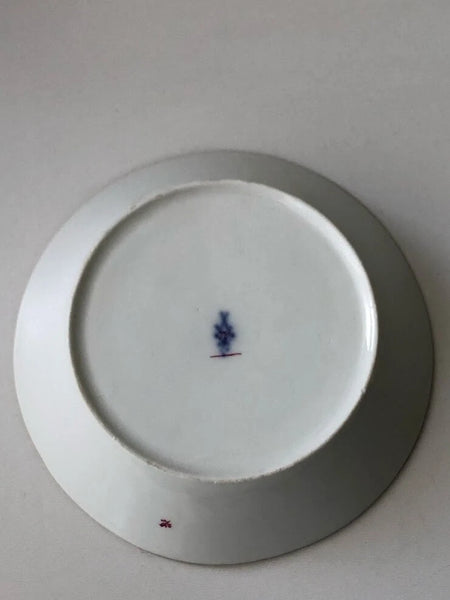 Meissen Porcelain Marcolini Period Floral Coffee Can & Saucer 1774-1814 #2