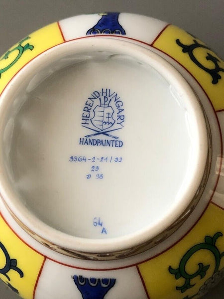 Herend Porcelain Siang Jaune Pattern Trio