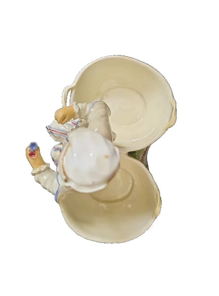 Frankenthal Porcelain Spice Dish Figurine, Circa 1770