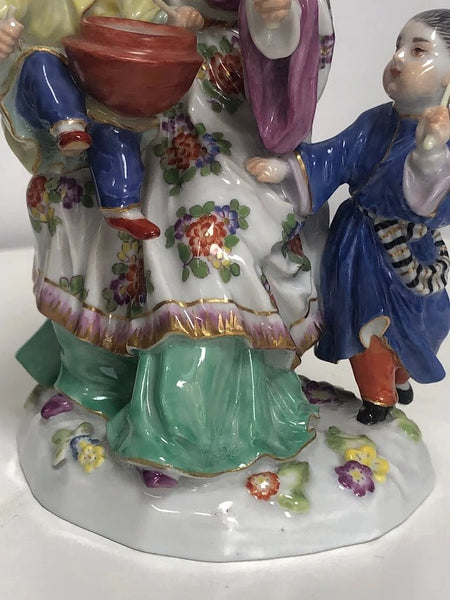 Meissen Porcelain Chinoiserie Family Figurine